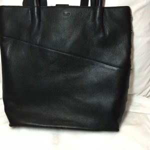 NWOT HAMMITT DREW IN BLACK.  GORGEOUS LUX LEATHER